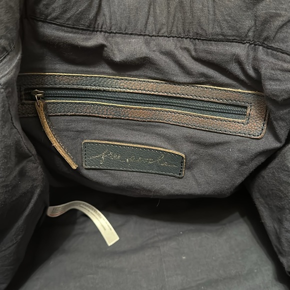 Free People blue (worn-look) bucket bag - Picture 3 of 4